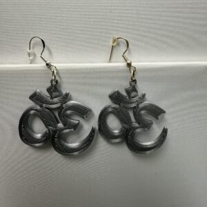 Om (ॐ) symbol earrings